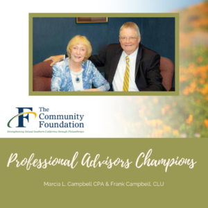 Marcia L. Campbell, CPA Awarded Champion of the Community Foundation